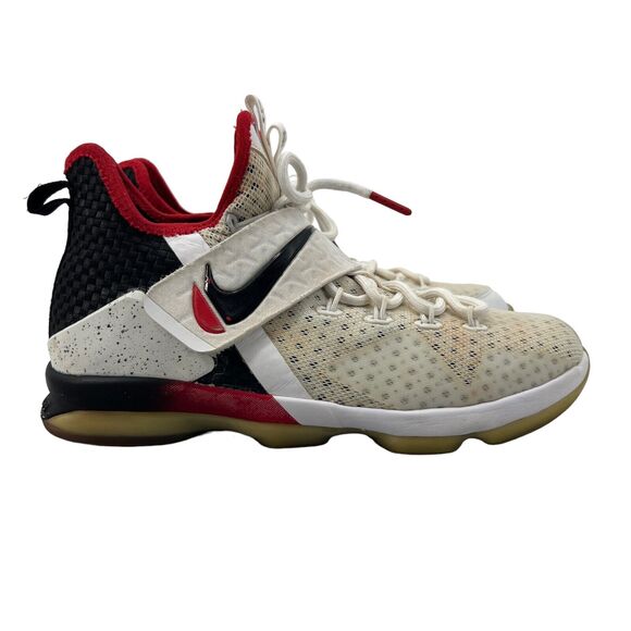 Nike Basketball Shoe Youth Boys 7Y LeBron 14 GS Flip The Switch White Multi Mesh - Picture 1 of 13